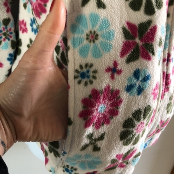 Columbia Size Youth 18/20 = Adult S Coat Sweater Printed Soft Warm Zip Up Jacket - Picture 7 of 16